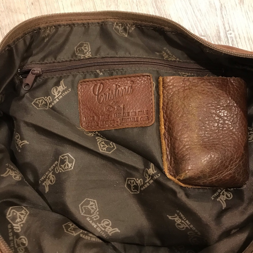 Cristina genuine leather shoulder purse - Picture 7 of 10